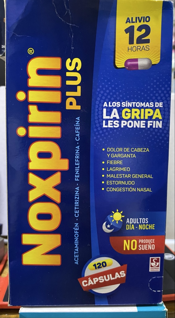Noxpirin Plus cápsulas