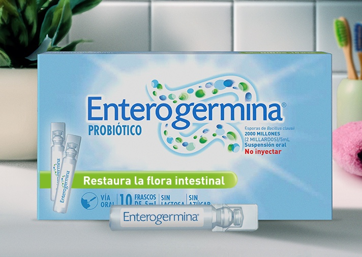 Enterogermina probiótico frascos