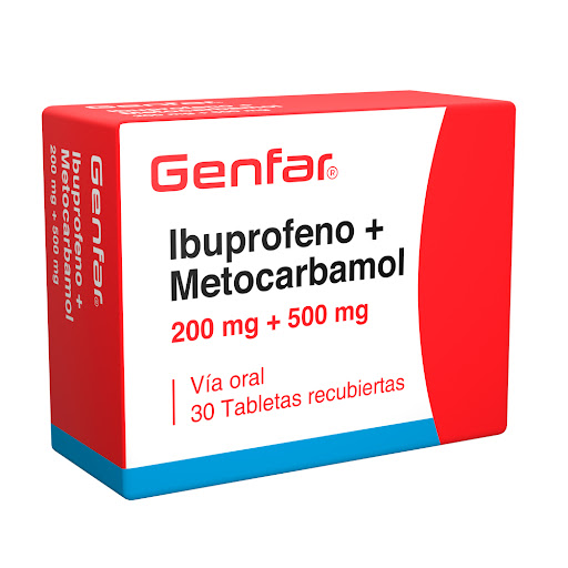 Genfar Ibuprofeno + Metocarbamol 200/500 mg