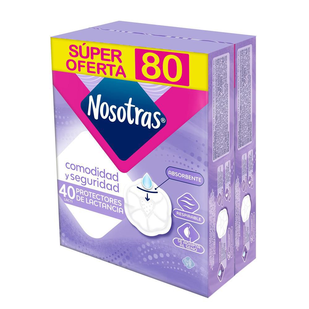 Nosotras Protectores de lactancia 40 und