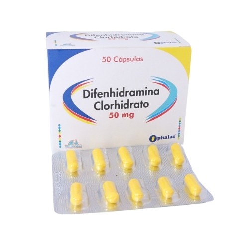 Difenhidramina 50mg ophalar