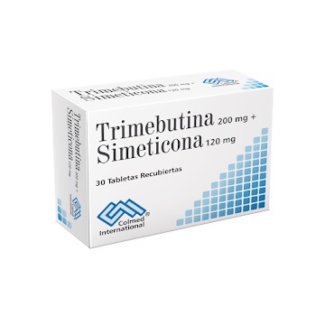 Trimebutina Simeticona 30 tabletas