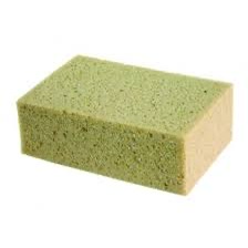 Esponja verde rústica