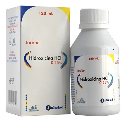 Hidroxicina HCl jarabe 120 mL