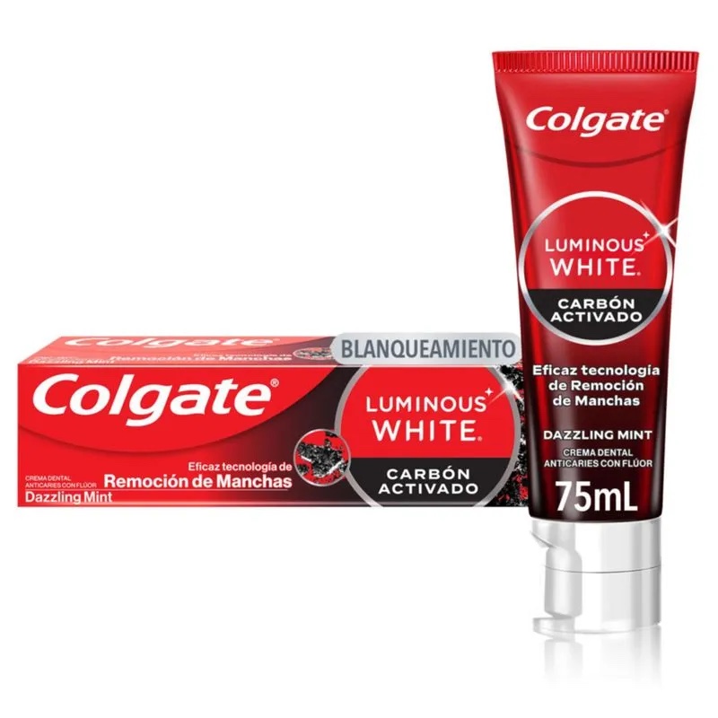 Colgate Luminous White Carbon Activado