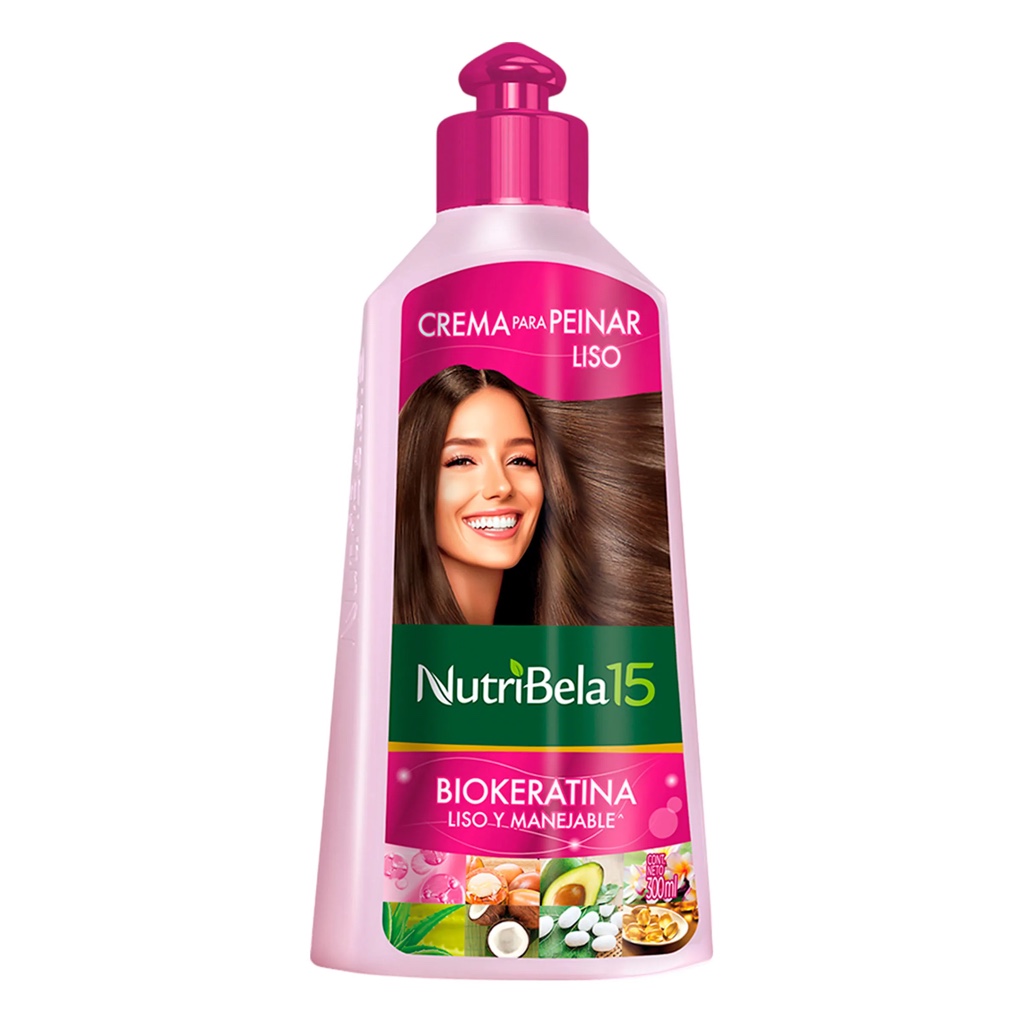 NutriBela15 crema para peinar liso