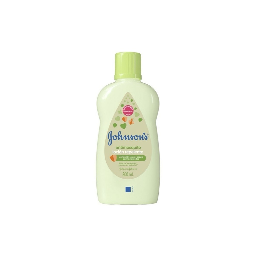 Johnson's Baby loción antimosquito verde 200 ml