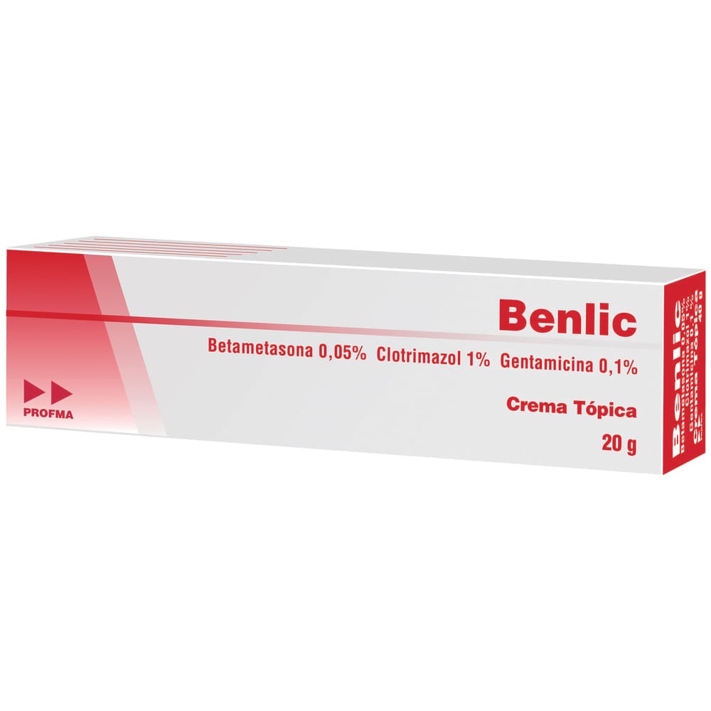 Benlic crema tópica 20 g