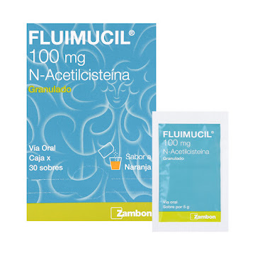 Fluimucil 100mg naranja sobres