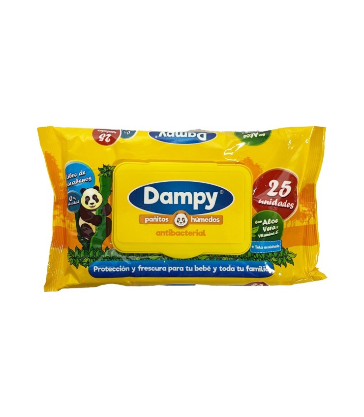 Dampy toallitas húmedas 25