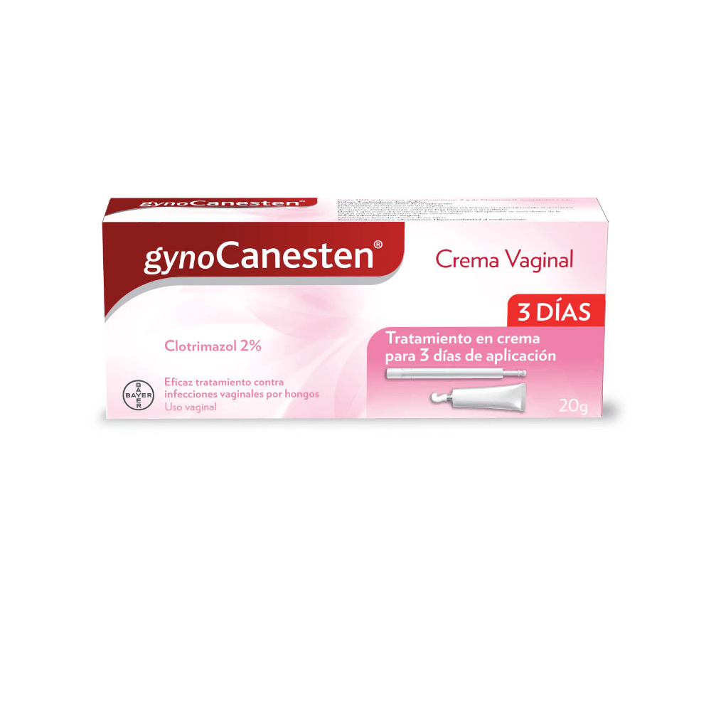 gynoCanescan crema vaginal 3 dias