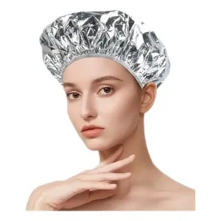Gorro aluminio plateado