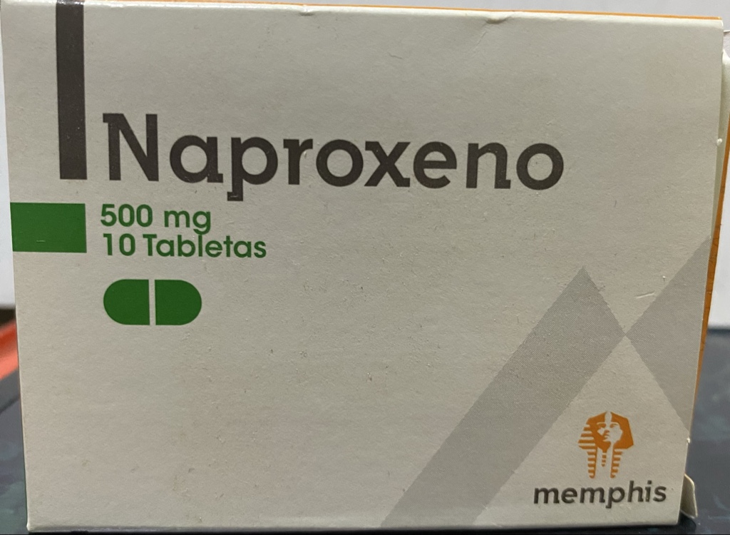 Naproxeno 500 mg 10 tabletas