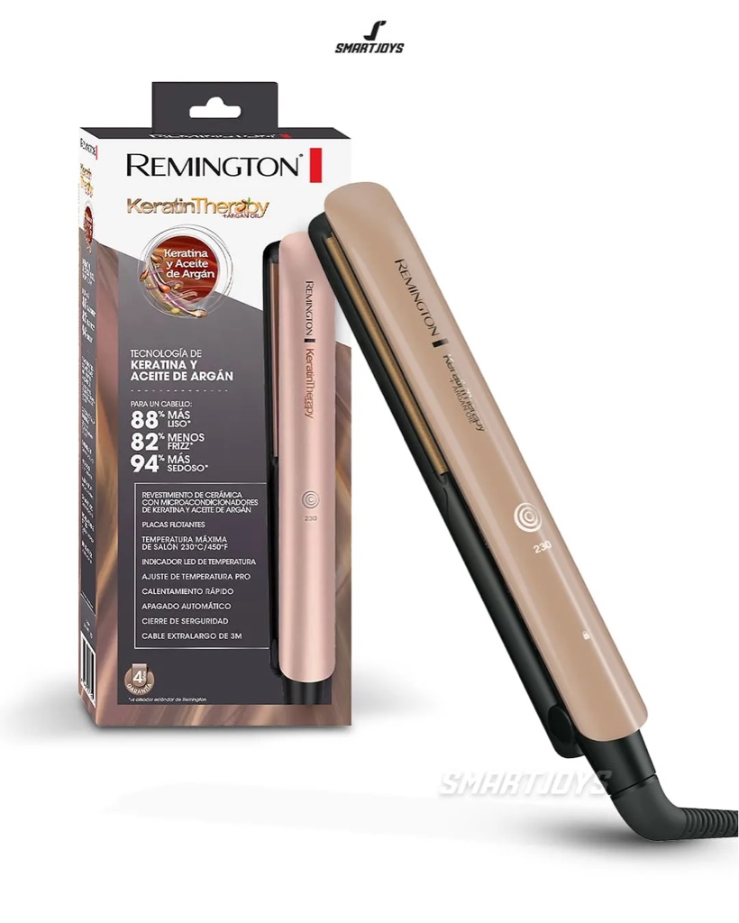 Remington Keratin Therapy alisadora beige