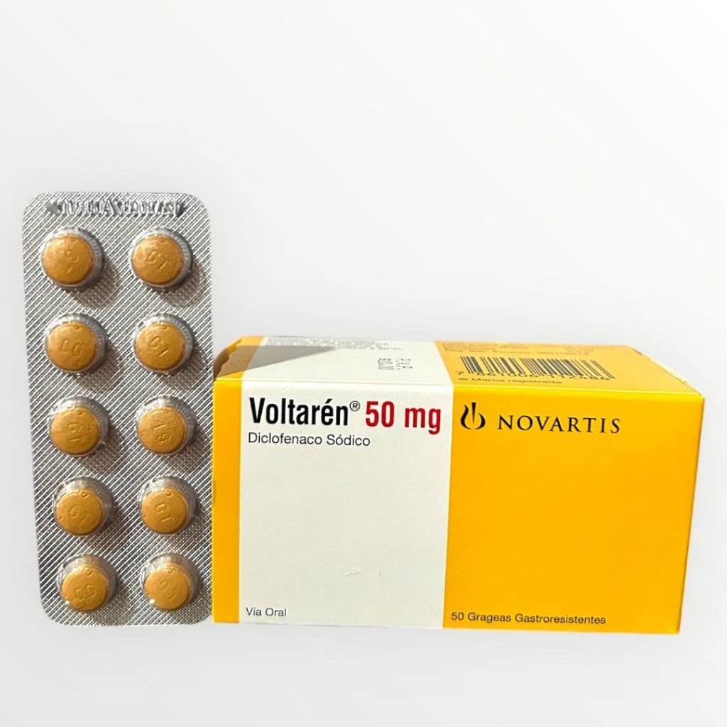 Voltaren 50 mg (Diclofenaco) Caja x 50 Tab.