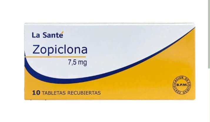 Zopiclona 7.5 mg Tab caja x 10