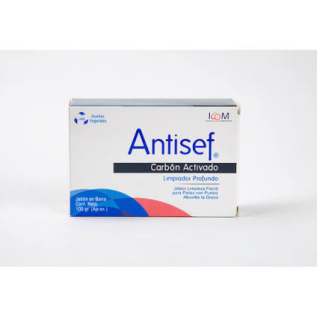 Jabón Antisef Carbón Activado x 100 Gr.