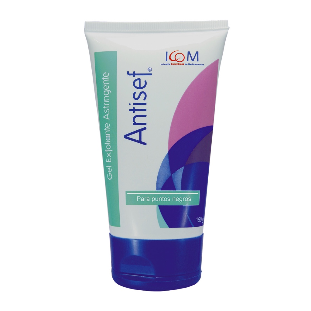 Gel exfoliante Antisef Puntos Negros x150 Gr.
