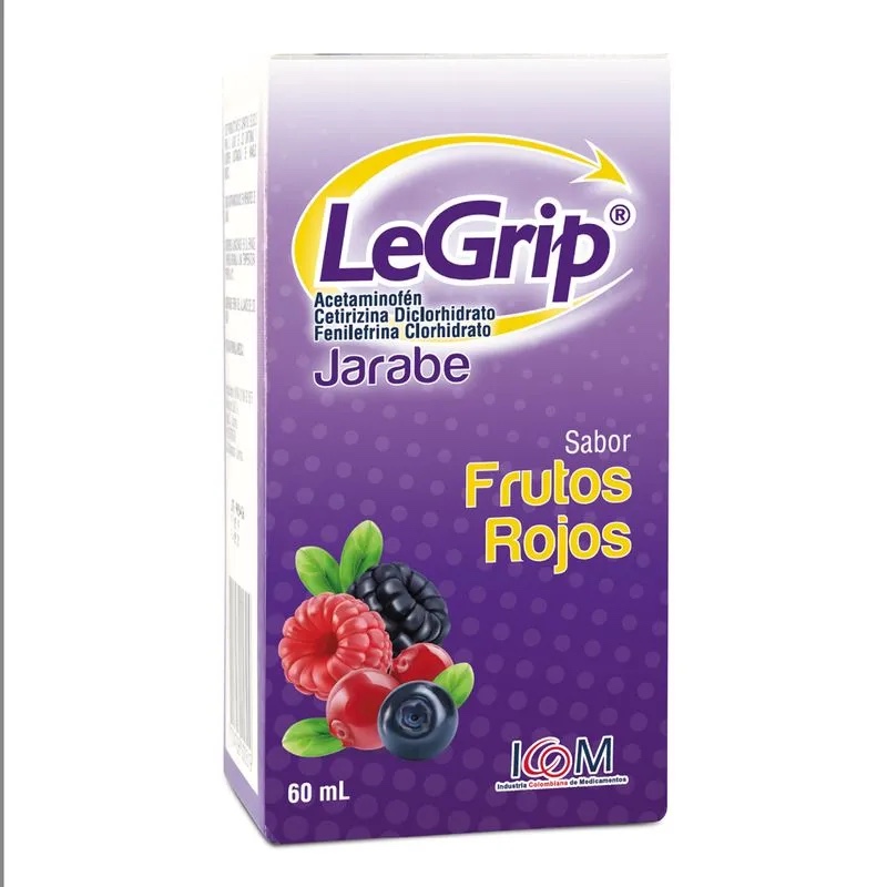 LeGrip jarabe frutos rojos 60ml