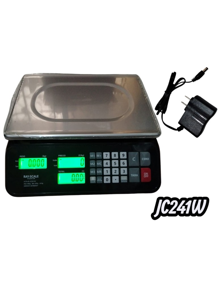 JC-241W RAY SCALE 40KG LUZ VERDE