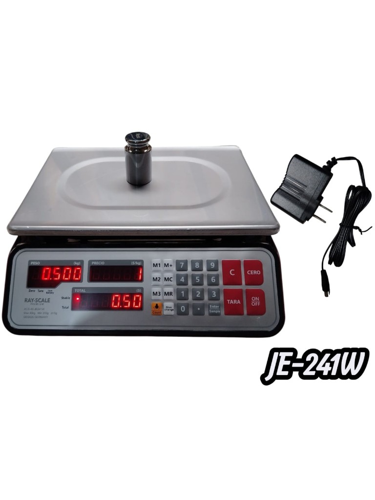 JE-241W RAY SCALE 40KG LUZ ROJA