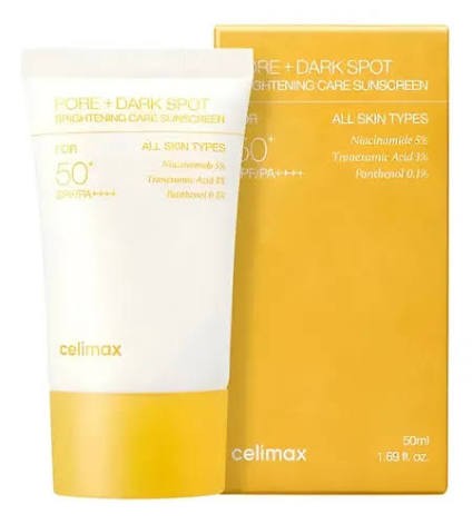 Protetor solar facial celimax pore+dark sport Br spf50+