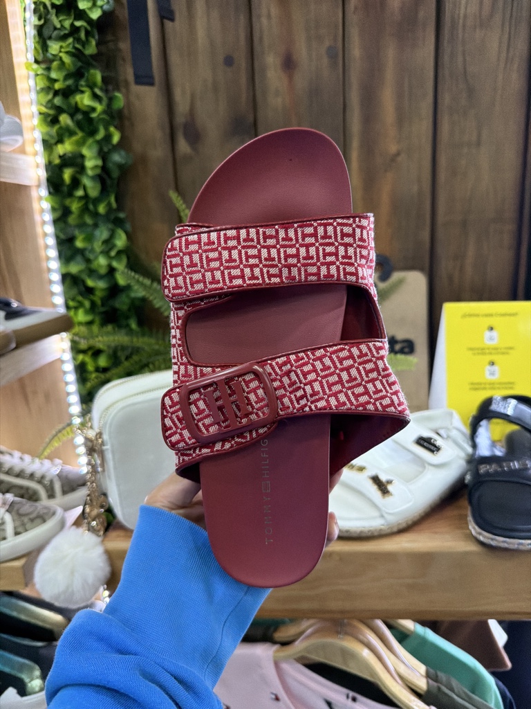 Sandalias tommy red 8683