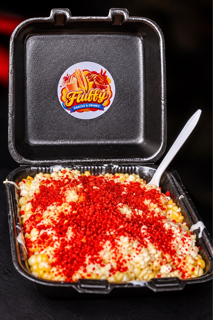 Fluffy elote preparado