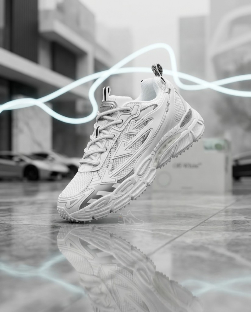 Off-White Be Right Back Blanco Detalles Plata Gris Mujer Hombre  Monikistyle1.1