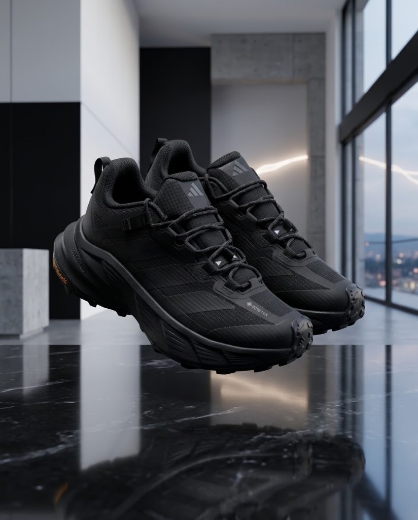 Adidas Terrex Gore-Tex Negro Detalles Naranja Hombre Monikistyle1.1