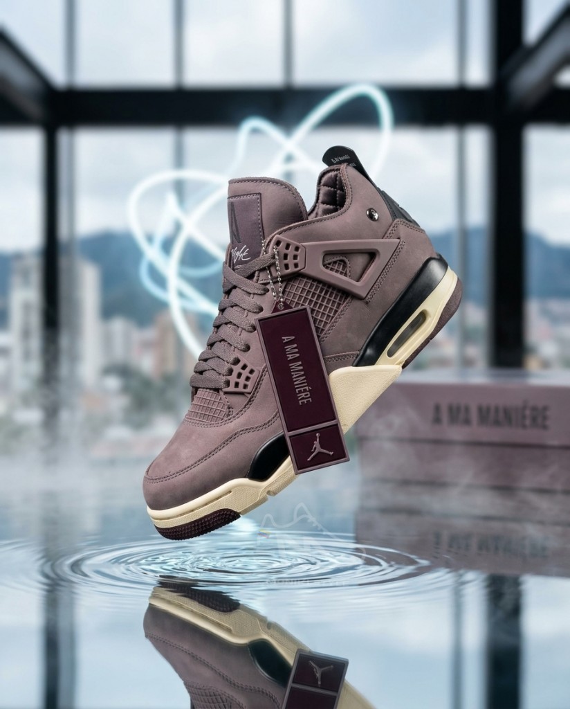 Nike Jordan Retro A Ma Maniére Violet Ore Premium Suede Black Sail Burgundy Mujer Hombrr Monikistyle1.1