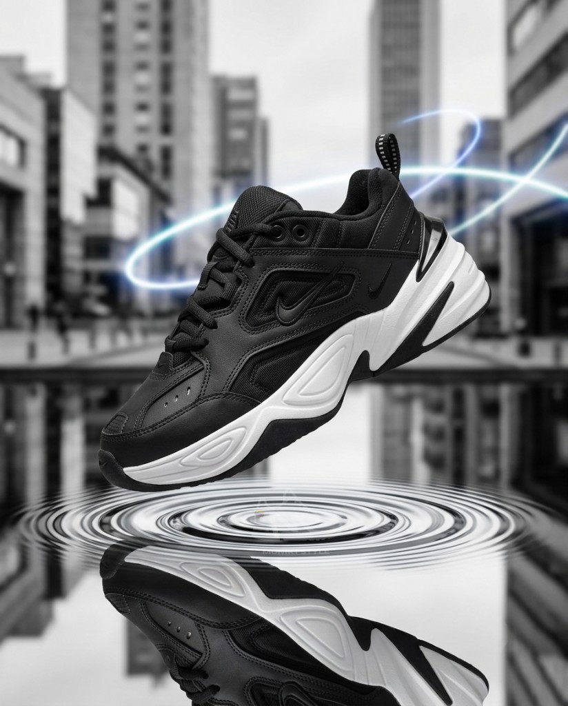Nike M2K Tekno Negro Detalles Blancos Mujer Hombre  Monikistyle1.1