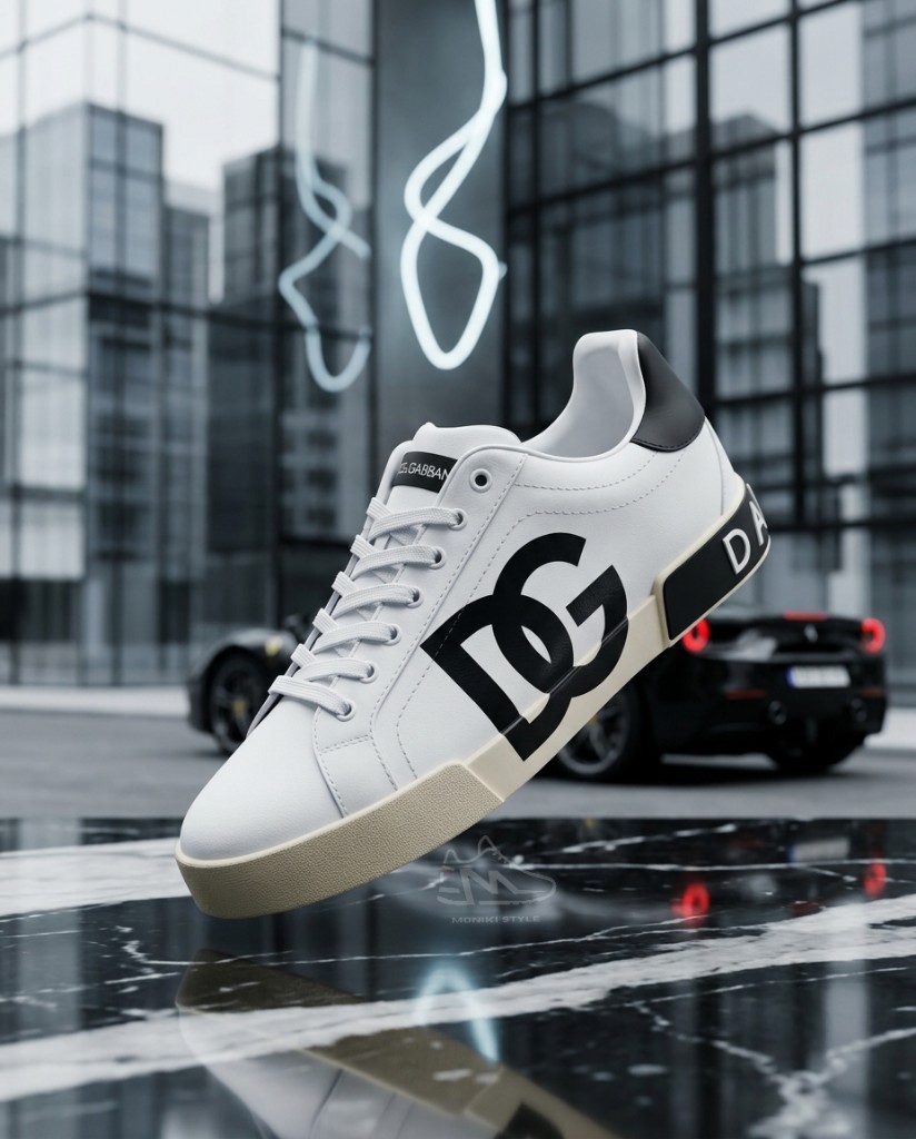 Dolce & Gabbana Portofino Blanco Detalles DG Negro Hombre Monikistyle1.1