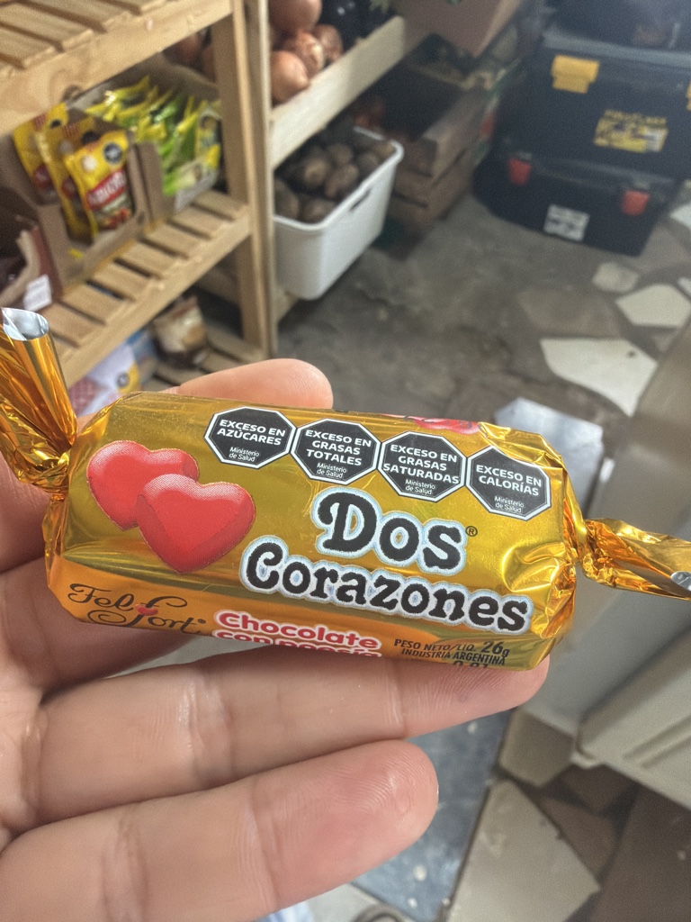 CHOCOLATE  DOS CORAZONES