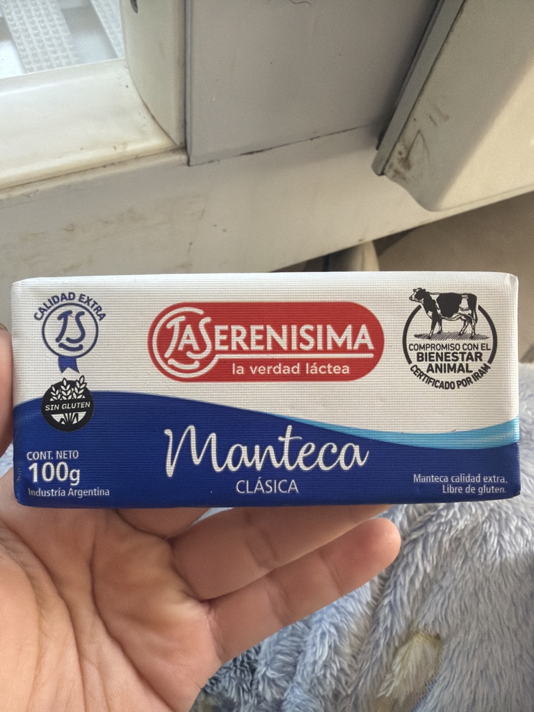 MANTECA LA SERENISIMA 100gr
