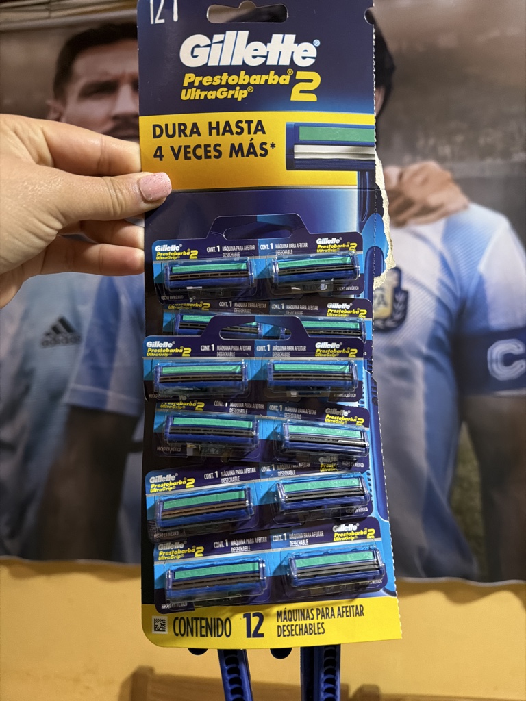 PRESTOBARBA AZUL