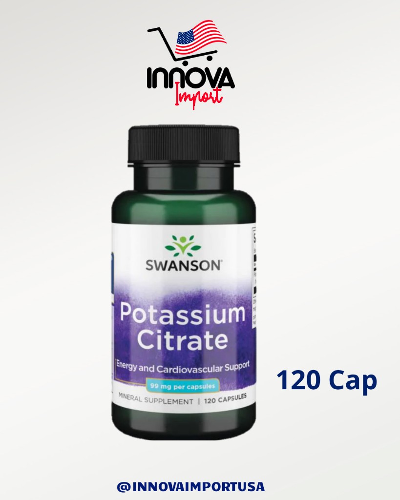 Citrato de potasio 120 cap 99mg