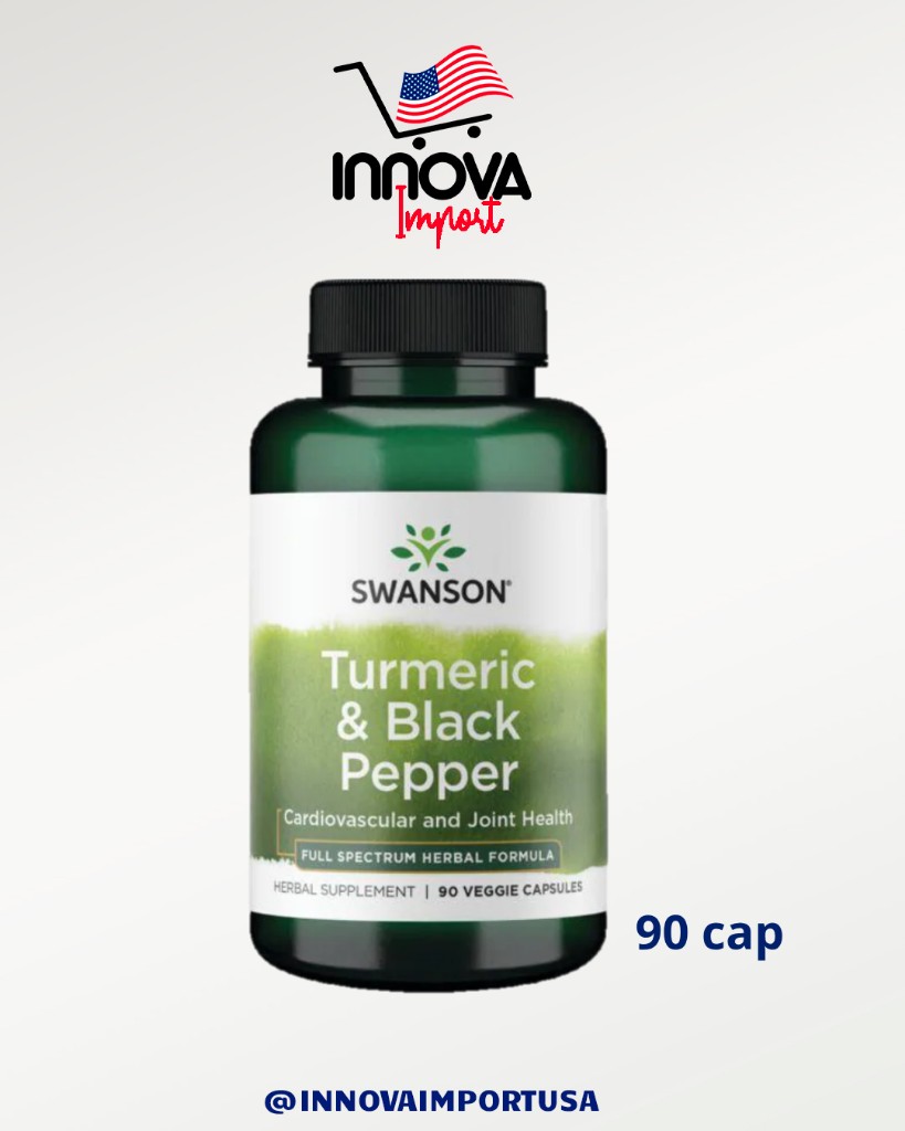 Cúrcuma con pimienta 90 past SWANSON
