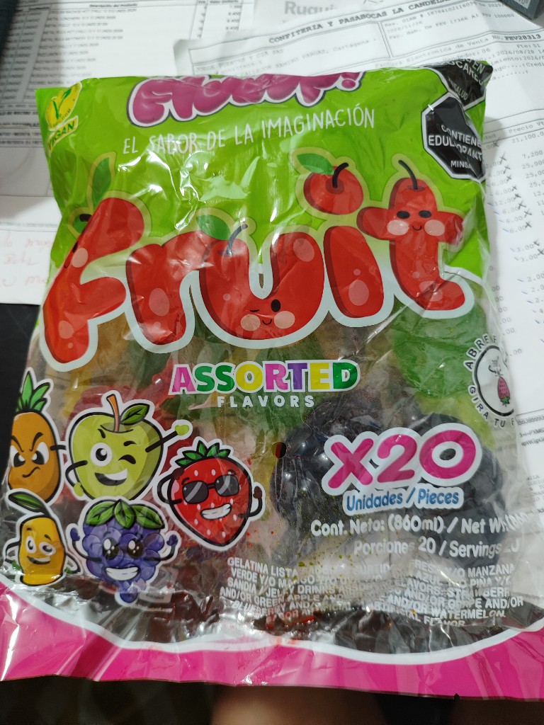 GELA FRUTA X 20