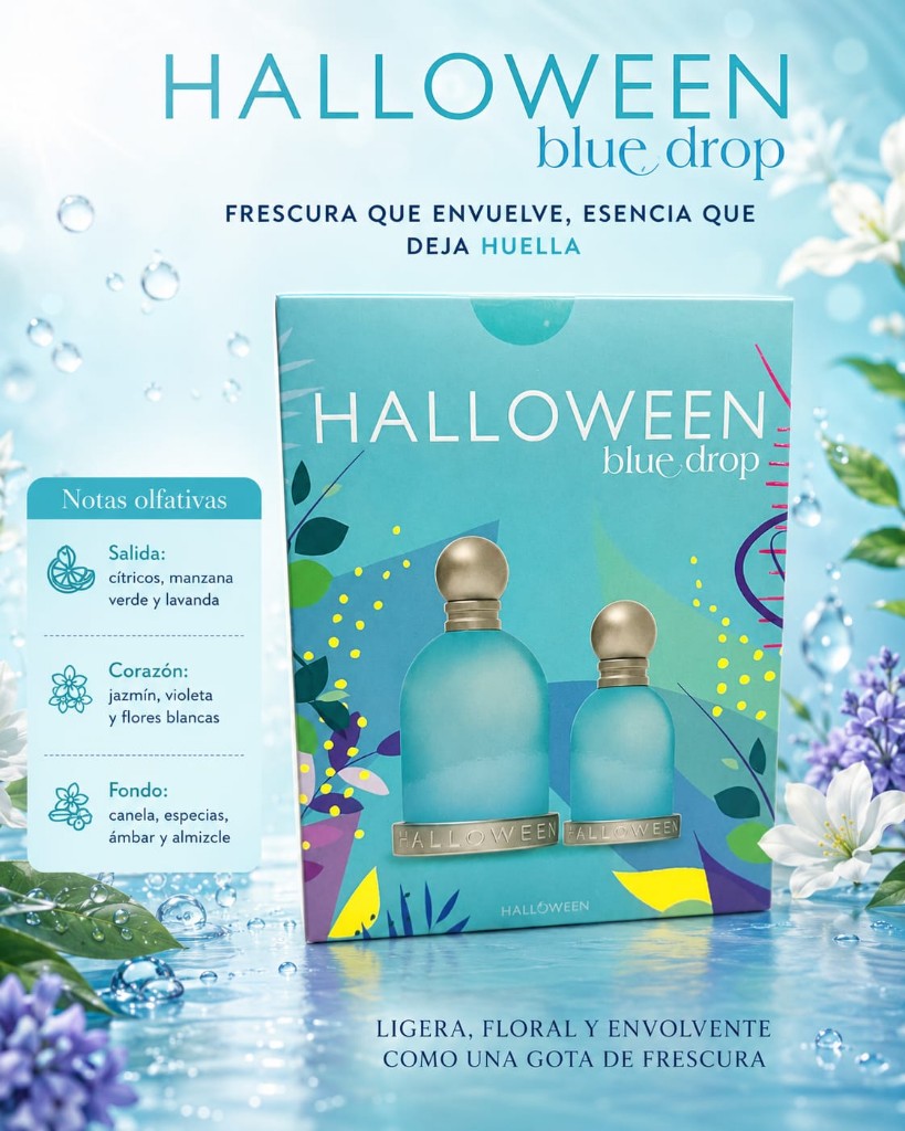 Set Halloween Blue Drop 2 piezas