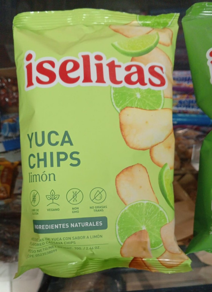 Yuca chips limón iselitas