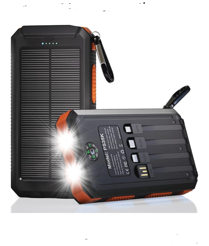 Cargador solar para celular 20,000mh