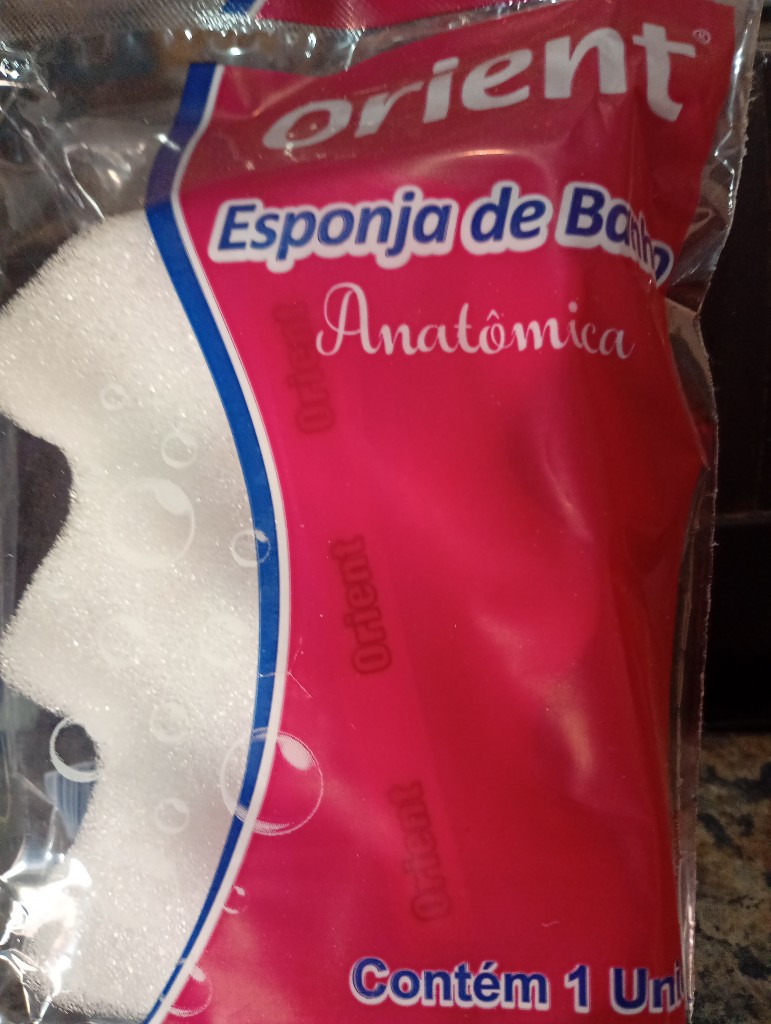 Orient esponja de banho anatômica