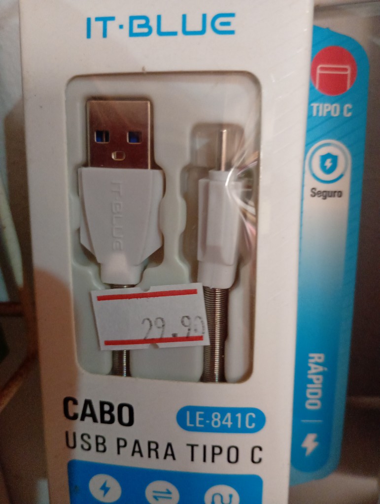 IT-BLUE cabo USB para Tipo C