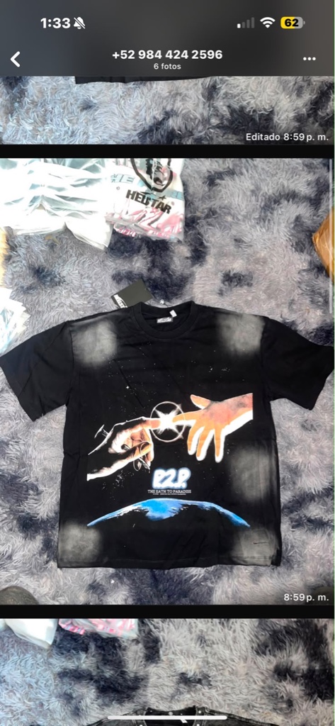 Playera negra D.I.P