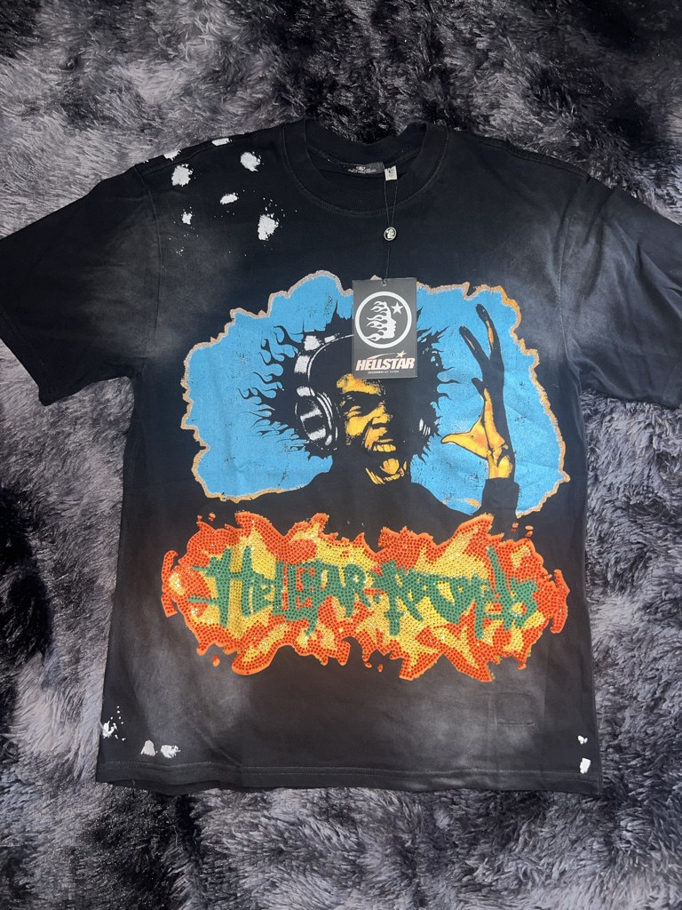 Hellstar playera negra