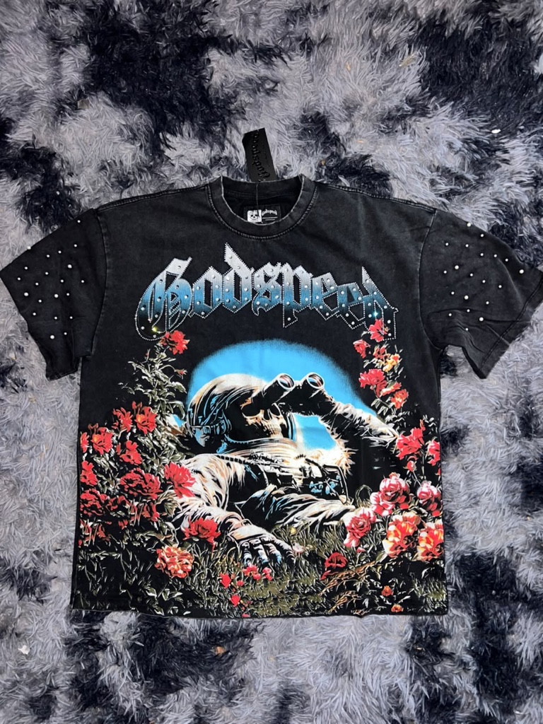 Godspeed negra estampada