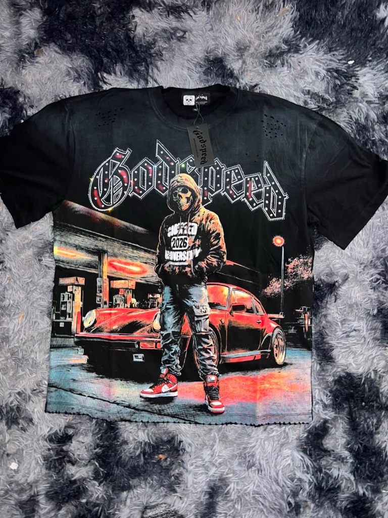 Godspeed playera negra