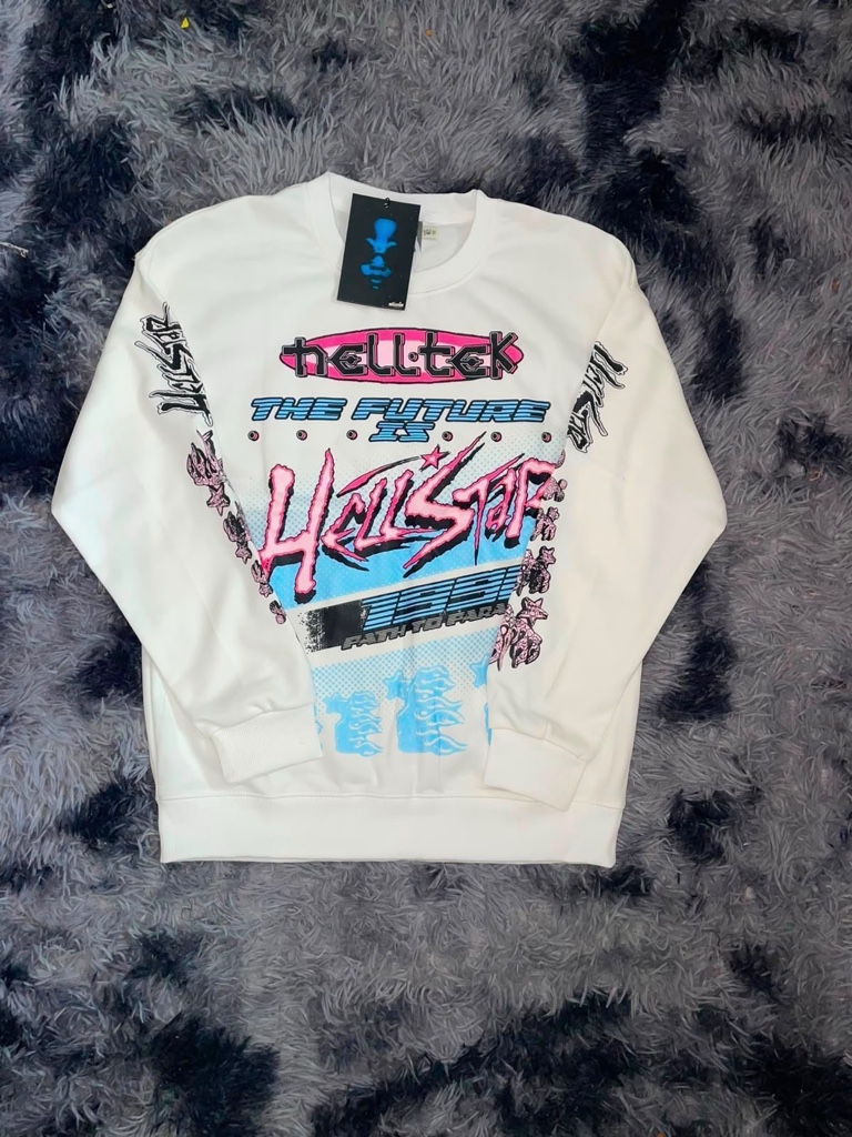 Hellstar sudadera blanca