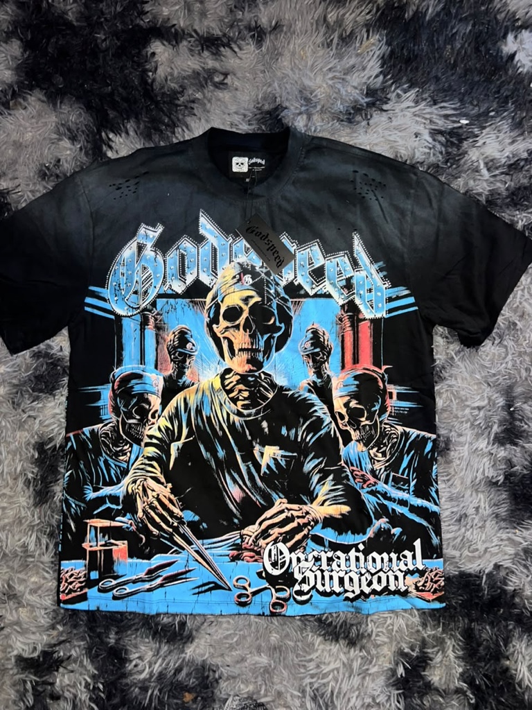 GOD SPEED DCnegra playera